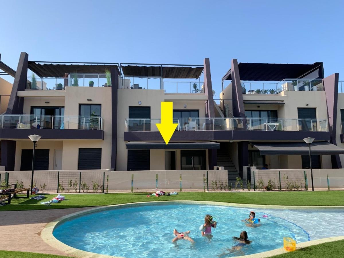 Higuericas 411 - Planta Baja - Vista Piscina - Cerca Playa Apartman Pilar de la Horadada Kültér fotó